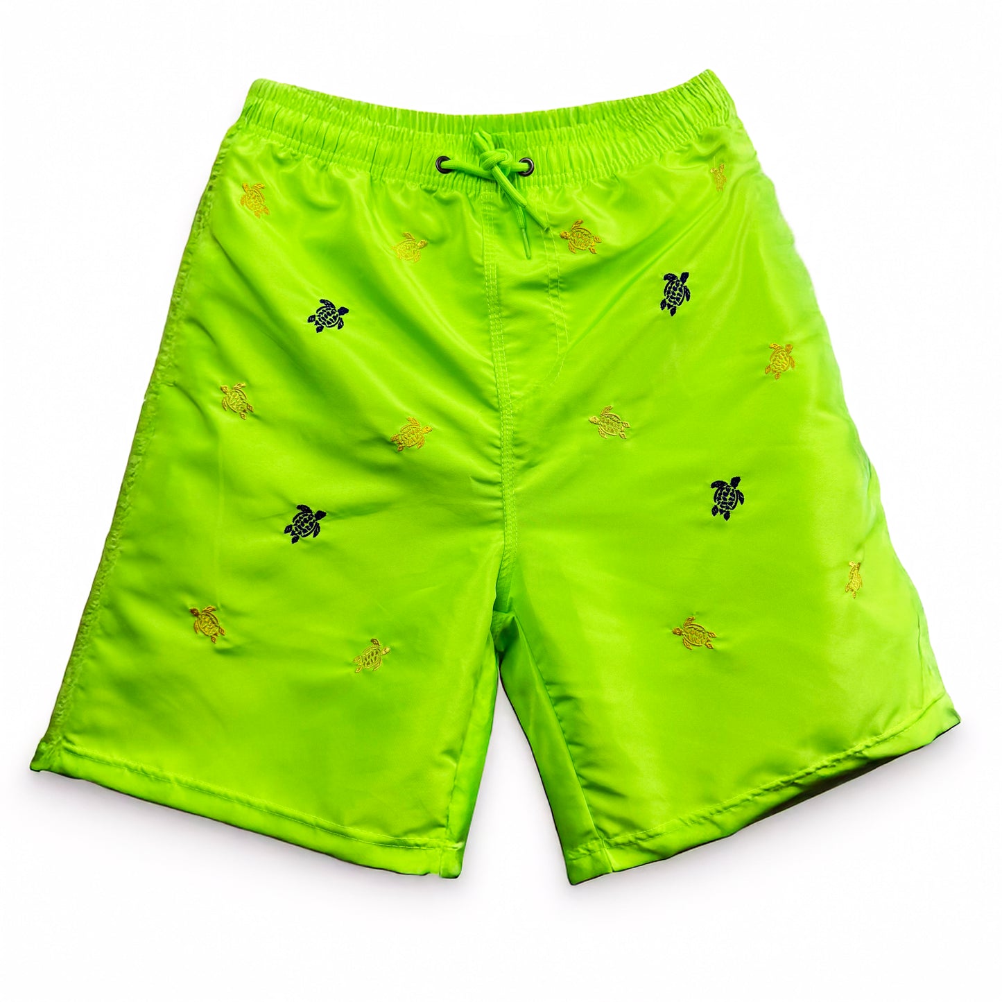 Texlina Men’s Peach Skin Embroidered Beach Shorts – TurtleTide™ SoftTouch Series