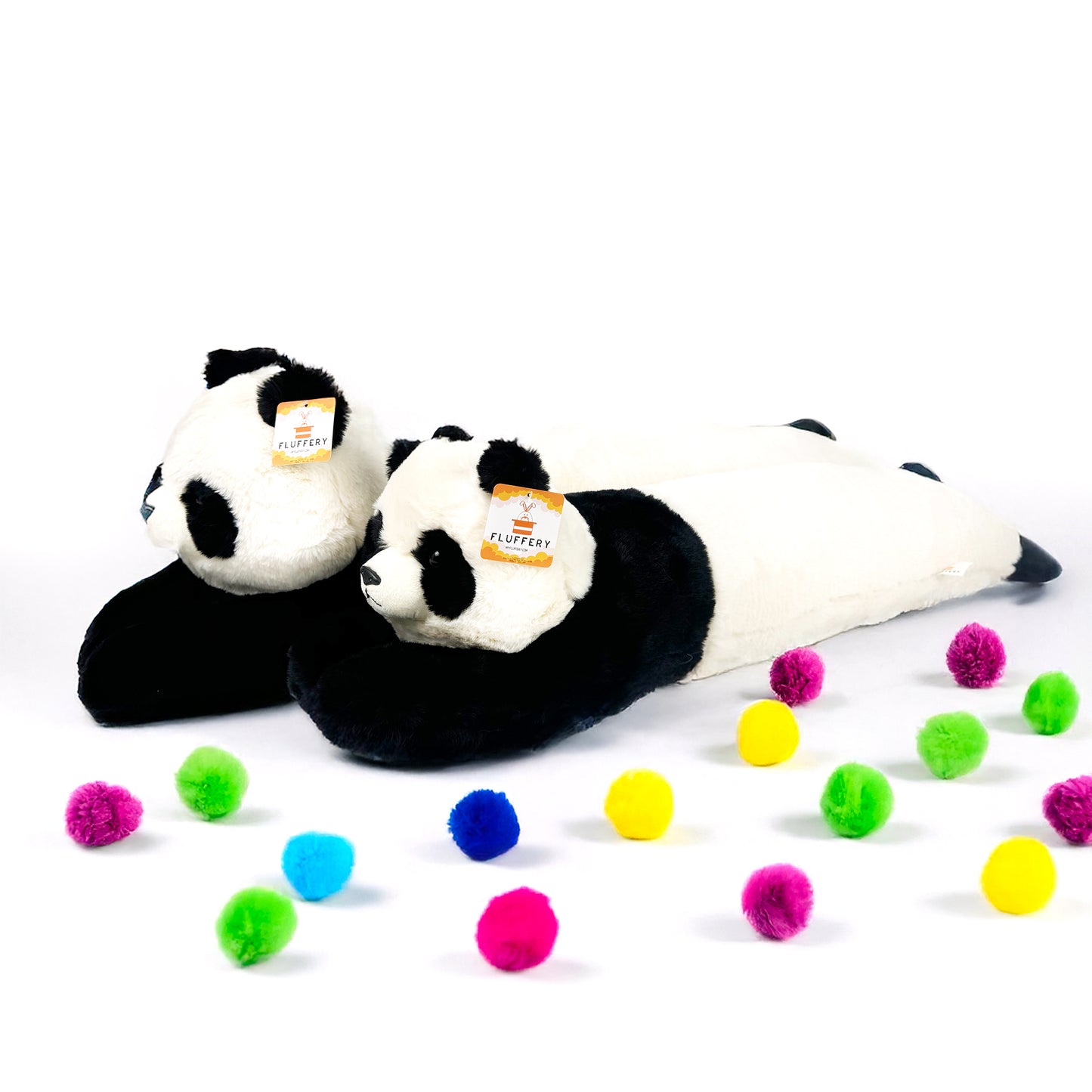 Fluffery Panda Plush Sleeping Pillow (45" / 115 cm)