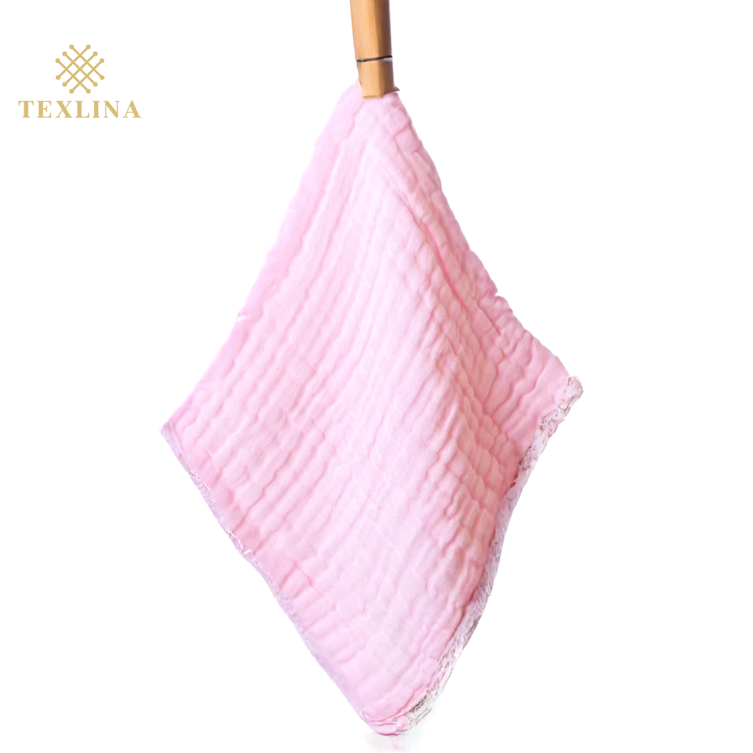 Texlina CloudSoft Cotton Gauze Washcloth - Pink
