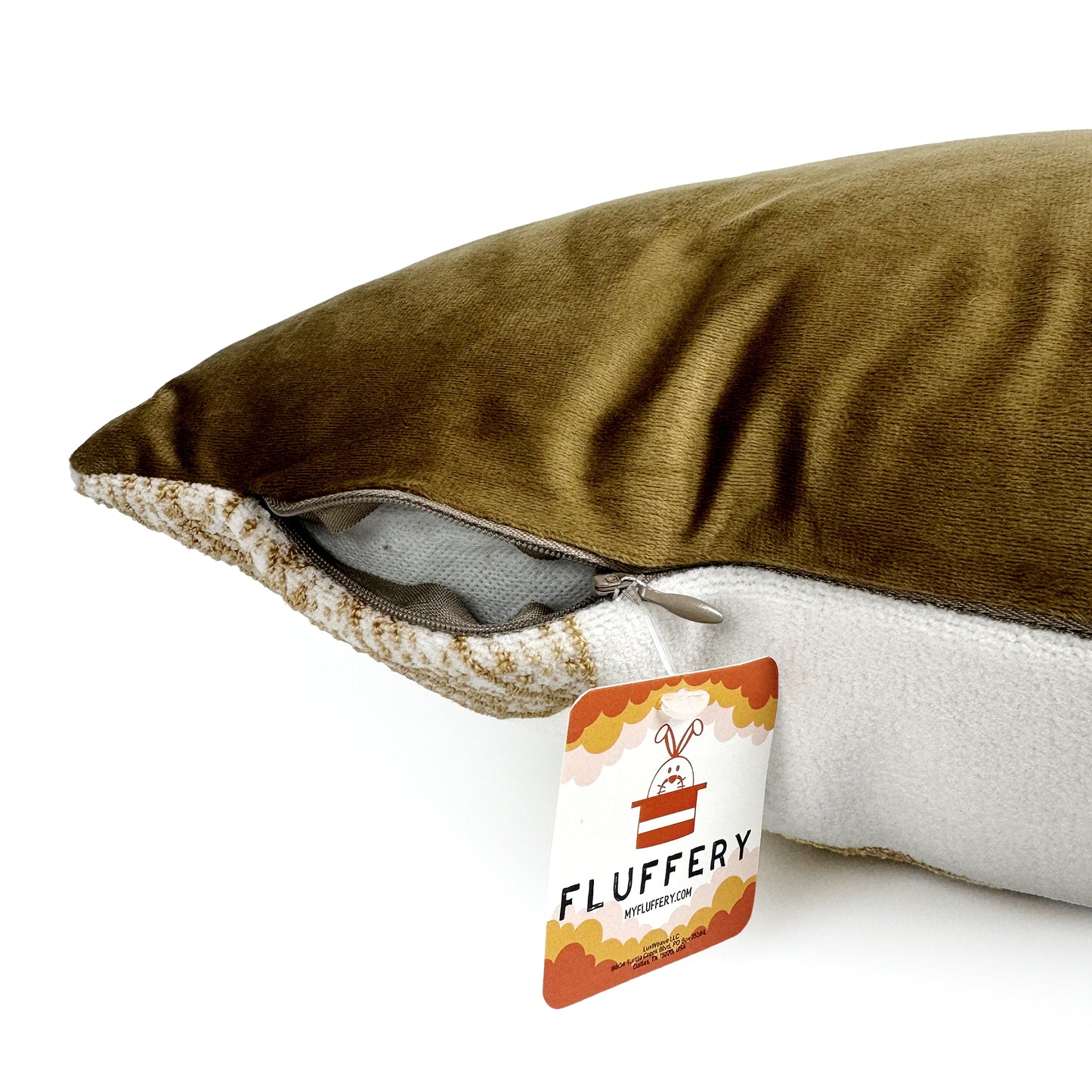Fluffery Cozy Pumpkin Throw Pillow, Yellow (18" x 18" / 45 x 45 cm)