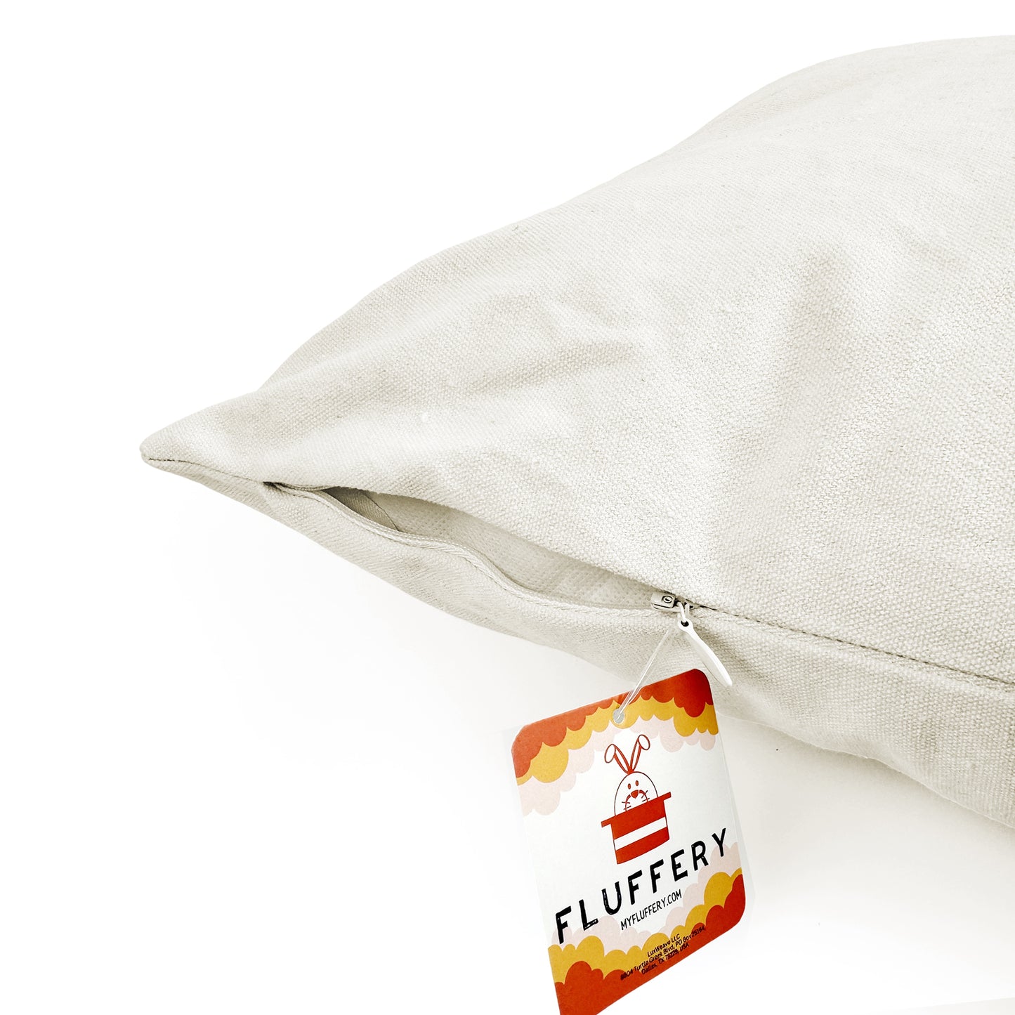 Boho Decorative Throw Pillow, Cream (18" x 18" / 45 x 45 cm)