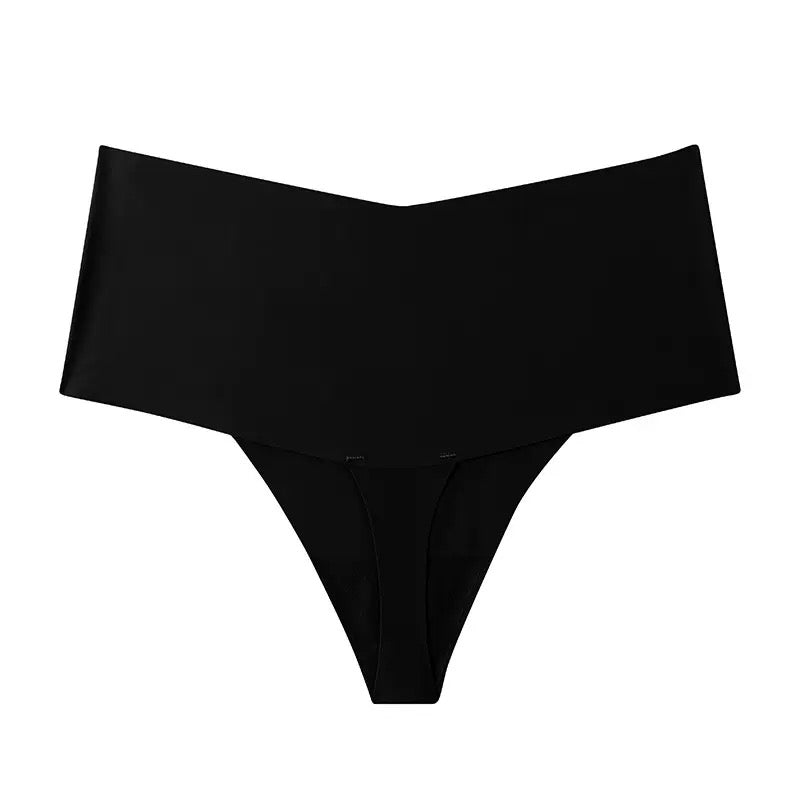 Texlina Women’s Seamless High-Waist Invisible Thong – Silksculpt™ Essentials Collection( 10 PCS/Pack)