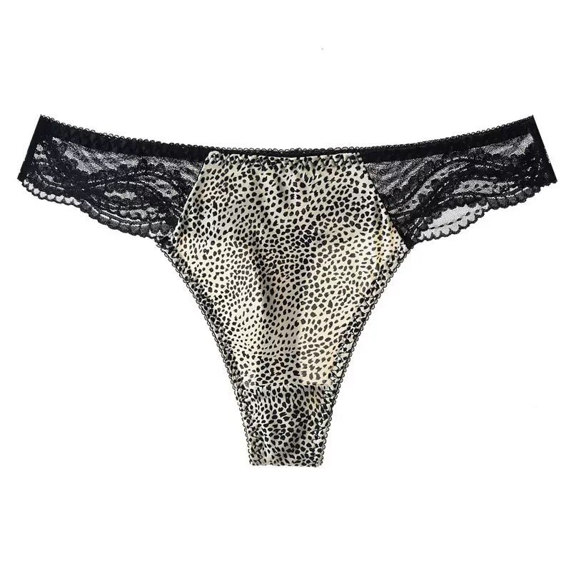 Texlina Women’s Animal Print Lace Thong – WildLuxe™ Fierce & Flirty Collection( 10 PCS/Pack)