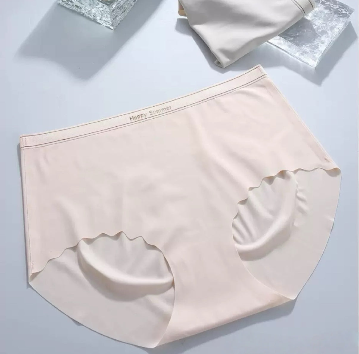 Texlina Women’s Seamless Mid-Rise Briefs with Laser Cut Edges – Happy Summer™ AirFit Collection( 10 PCS/Pack)