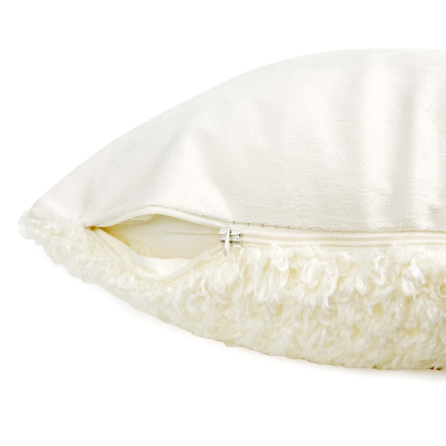 Texlina Holiday Decor Cozy Teddy Throw Pillow 18"x18"