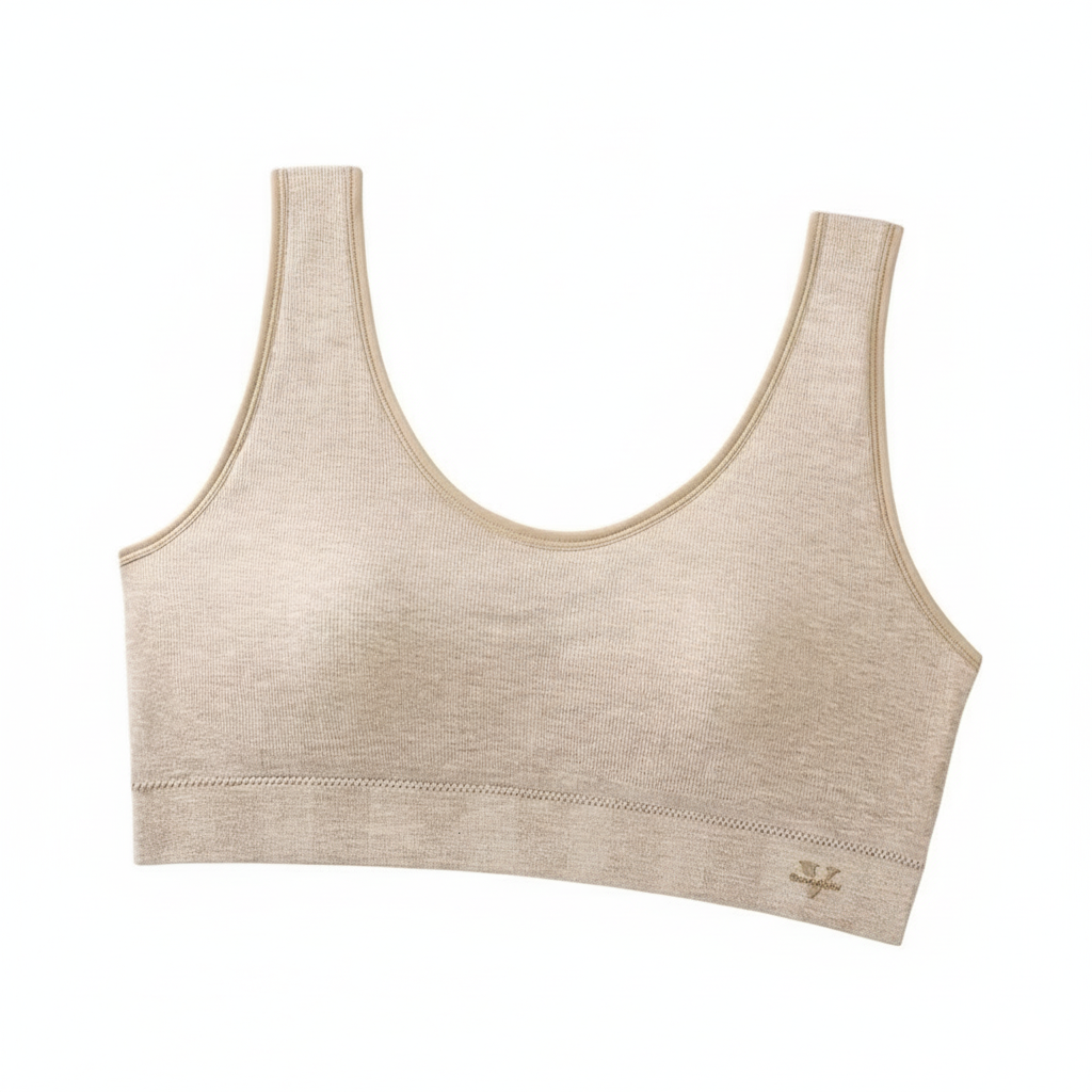 Texlina Women’s Seamless Scoop Neck Lounge Bralette – CloudSoft™ Texture Series (10 PCs/Pack)