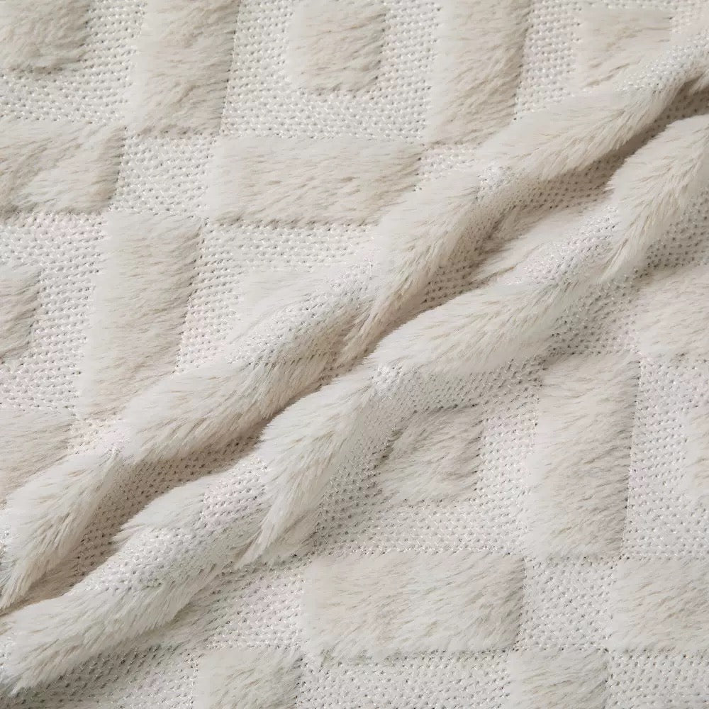 Comfortable Embossed Throw Pillow Square 18"x18" Home Decor