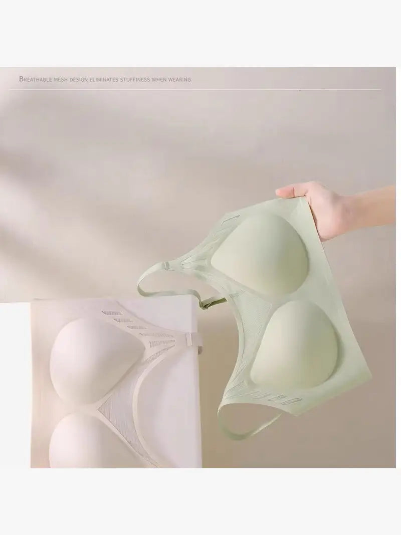 Texlina Women’s Seamless Mesh-Inlay Comfort Bra – CloudFit™ Motion Series( 12 PCS/Pack)