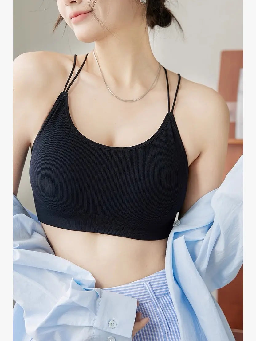 Texlina Women’s Crisscross Back Bralette – BareFit Everyday Series (10 PCs/Pack)