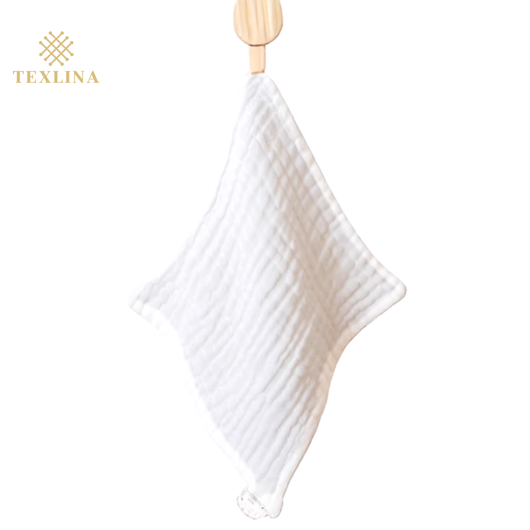 Texlina CloudSoft Cotton Gauze Washcloth - White (13" x 13")