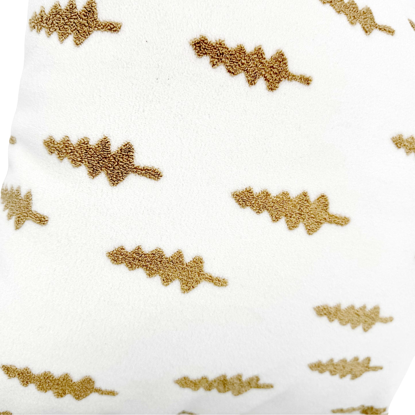 Texlina Cozy Pine Tree Throw Pillow, Brown (18" x 18" / 45 x 45 cm)