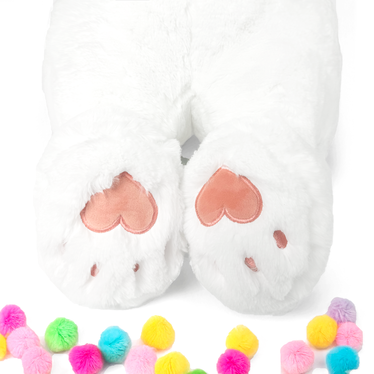 Fluffery Polar Bear Plush Toy, White (24" / 60 cm & 39" / 100 cm)