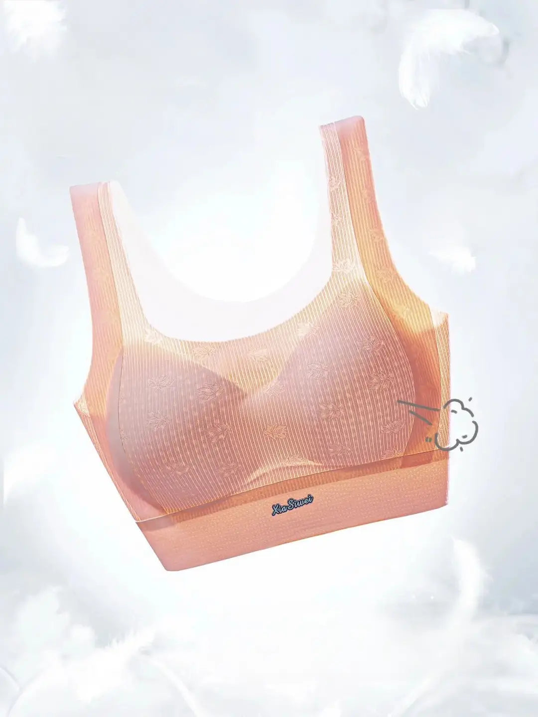 Texlina Women’s Ribbed Lift Wireless Bra – FlexSupport™ Sculpt Series (12 PCs/Pack)