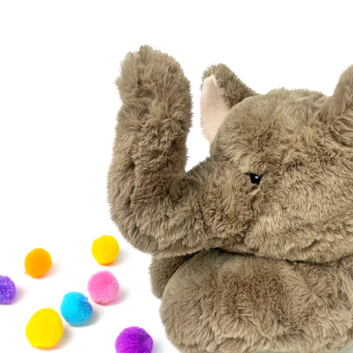 Fluffery Elephant Plush Sleeping Pillow (37" / 95 cm & 45" / 115 cm)