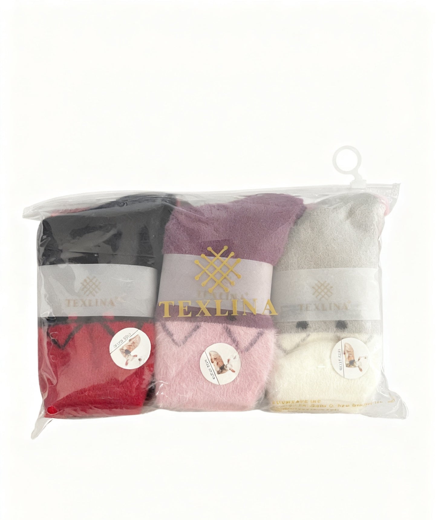 Furry Cozy Winter Cat Socks Acrylic Wool Chritsmas Gift