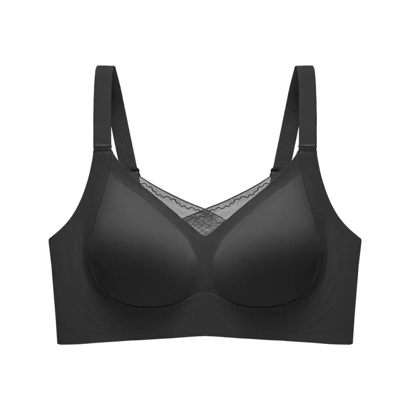 Texlina Women’s Wire-Free Lace Inset Bra – EleganceFlex™ Support Series (12 PCs/Pack)