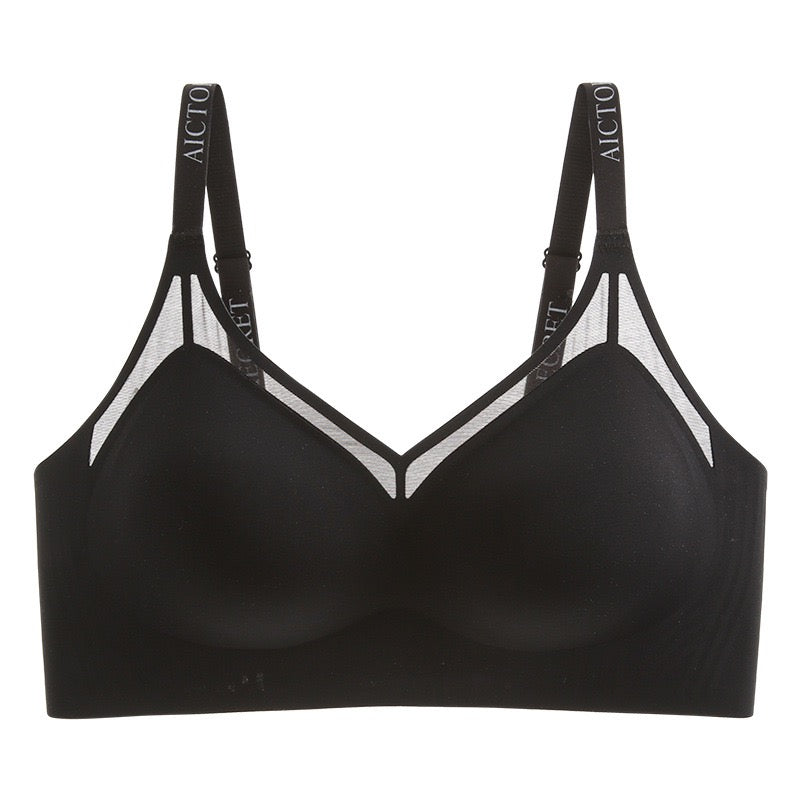 Texlina Women’s Sheer Strap Wireless Bra – AeroLift™ Contour Series (12 PCs/Pack)