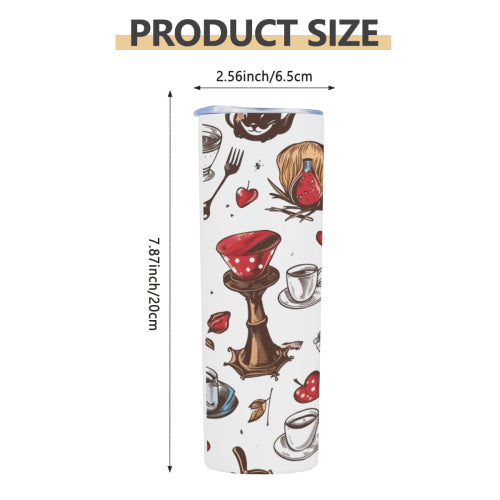 Custom 20oz Straight Stainless Steel Tumbler - Gift