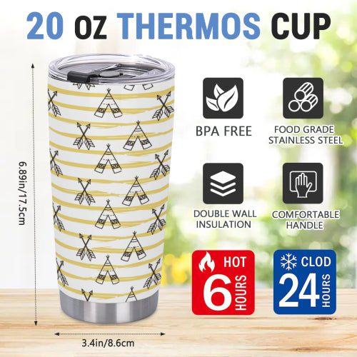 Custom 20oz Stainless Steel Insulated Tumbler - Perfect Gift