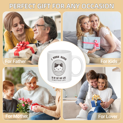 Customized pattern ceramic mugs - Valentine's Day gifts