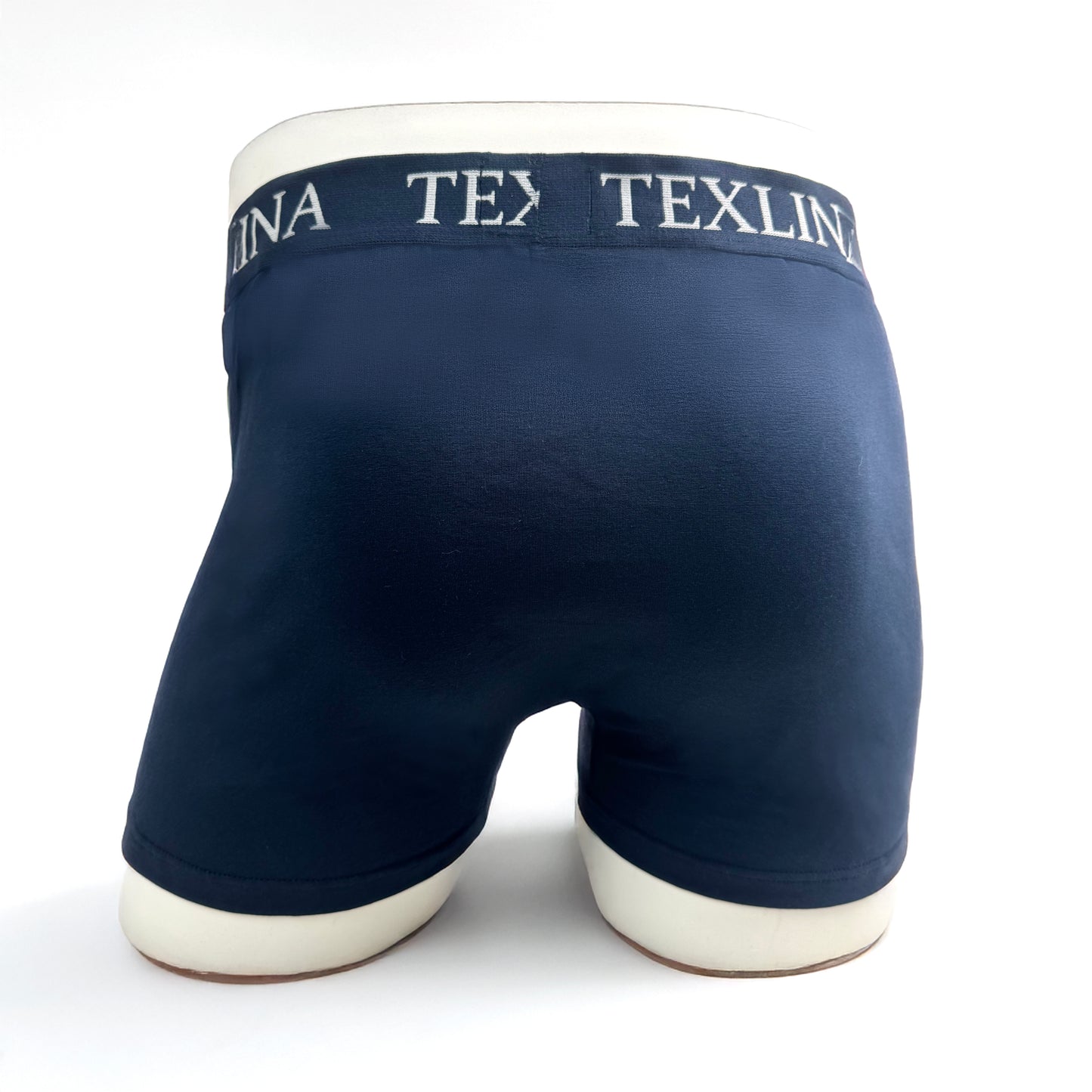 Texlina Men's Stretch Boxer Brief Underwear, Cotton, Assorted, 3-Pack