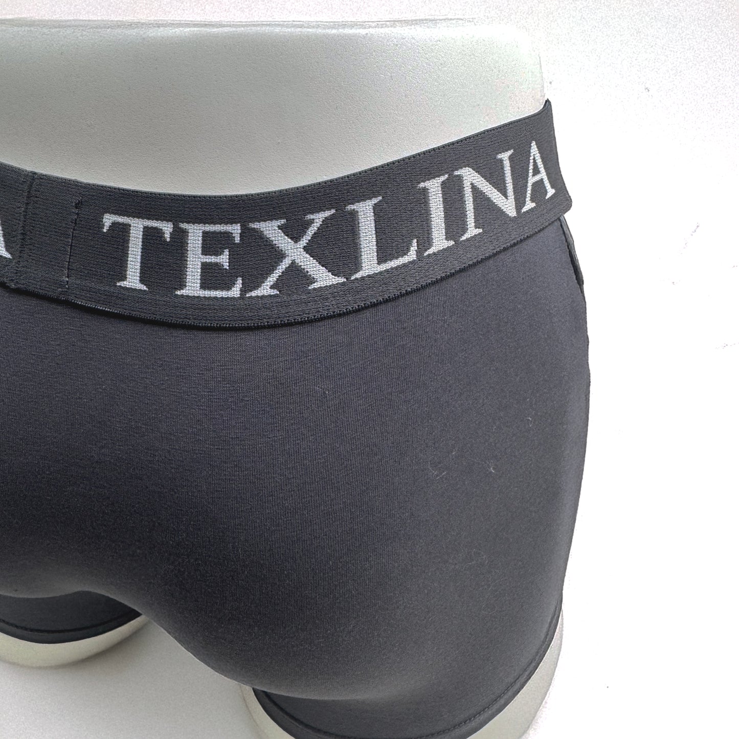 Texlina Men's Stretch Boxer Brief Underwear, Cotton, Assorted, 3-Pack