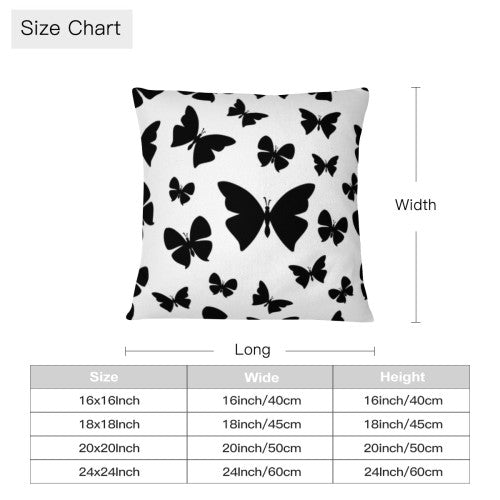 Double-Sided Plush Pillow Cover – Available in Multiple Sizes