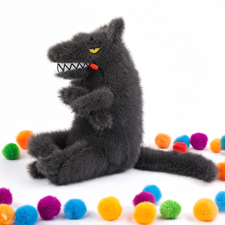 Grey Wolf Plush Toy (9.5" / 24 cm & 21" / 53 cm)