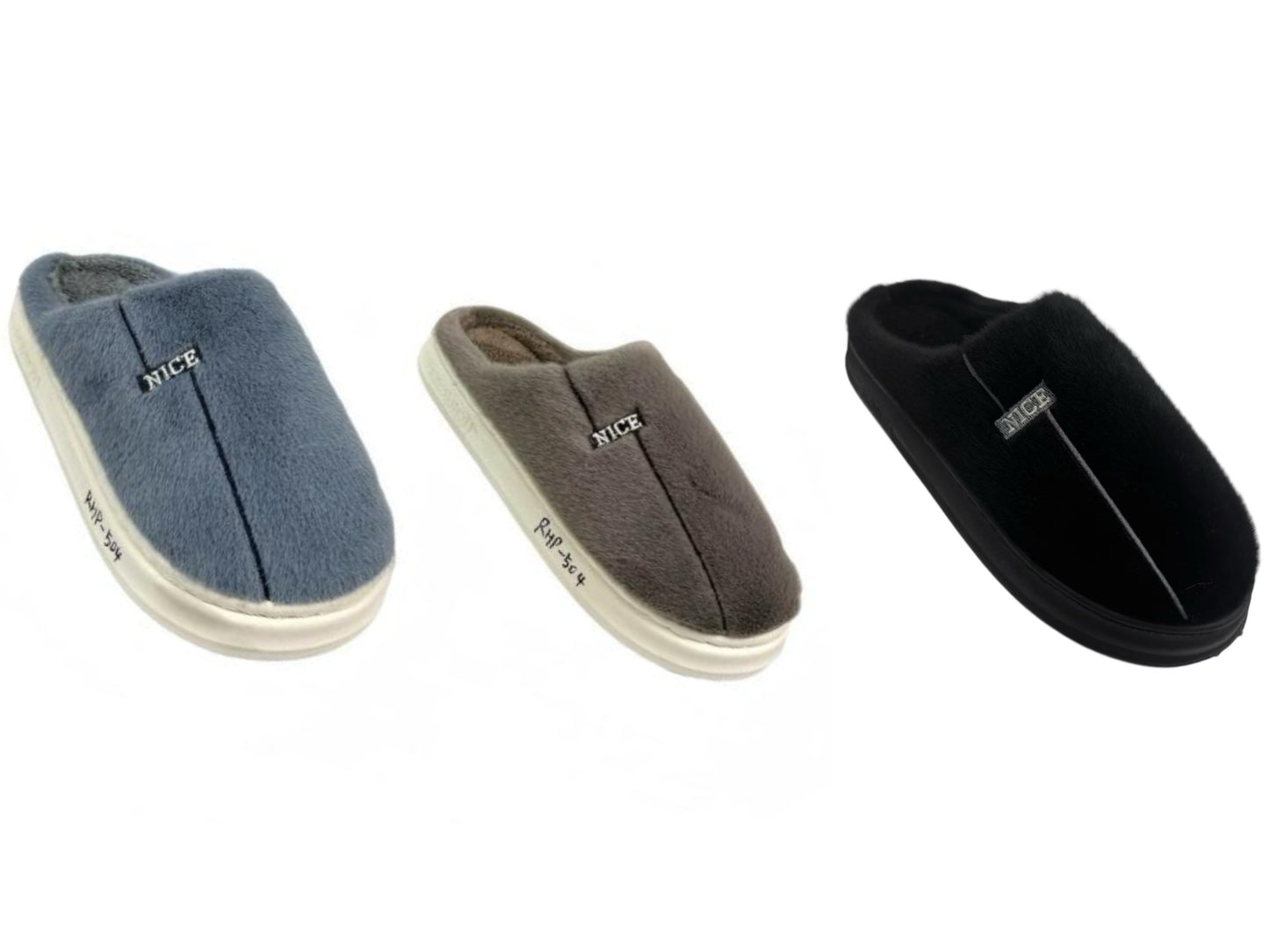 Texlina Men Slippers (Pack of 12 pairs)