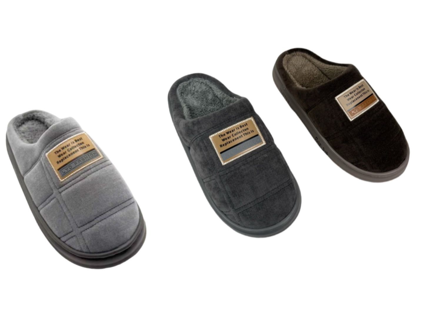 Texlina Men Slippers (Pack of 12 pairs)