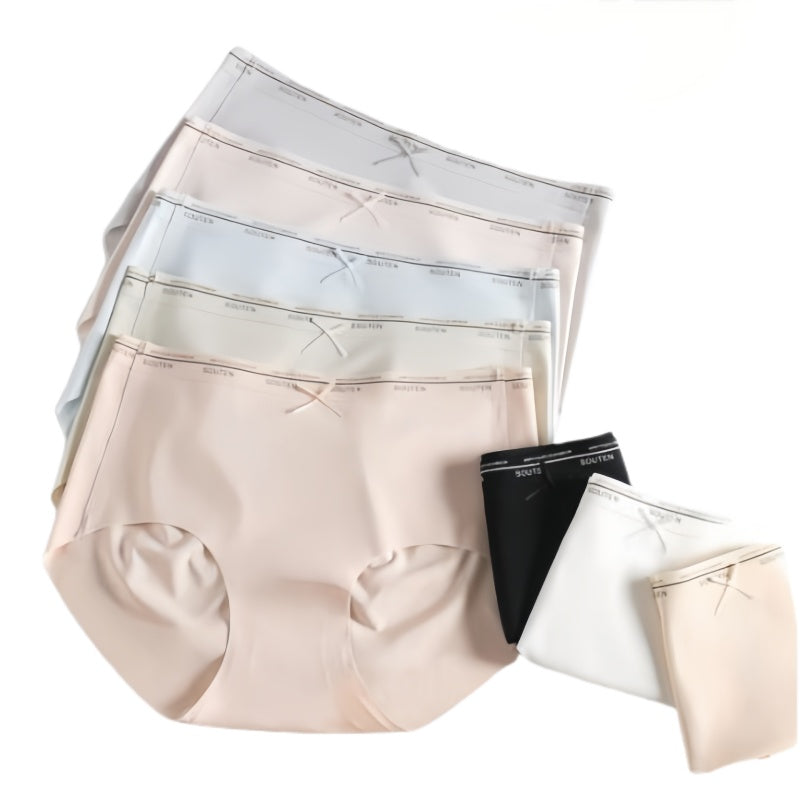 Texlina Women’s Seamless Mid-Rise Briefs with Branded Waistband – BowFlex™ Modern Basics Collection