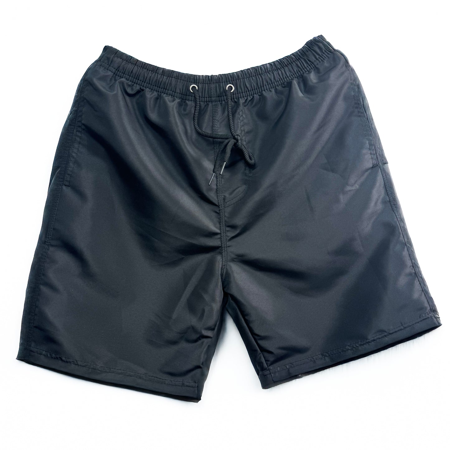 Texlina Men’s Peach Skin Solid Color Beach Shorts – ShoreEase™ Essentials Series