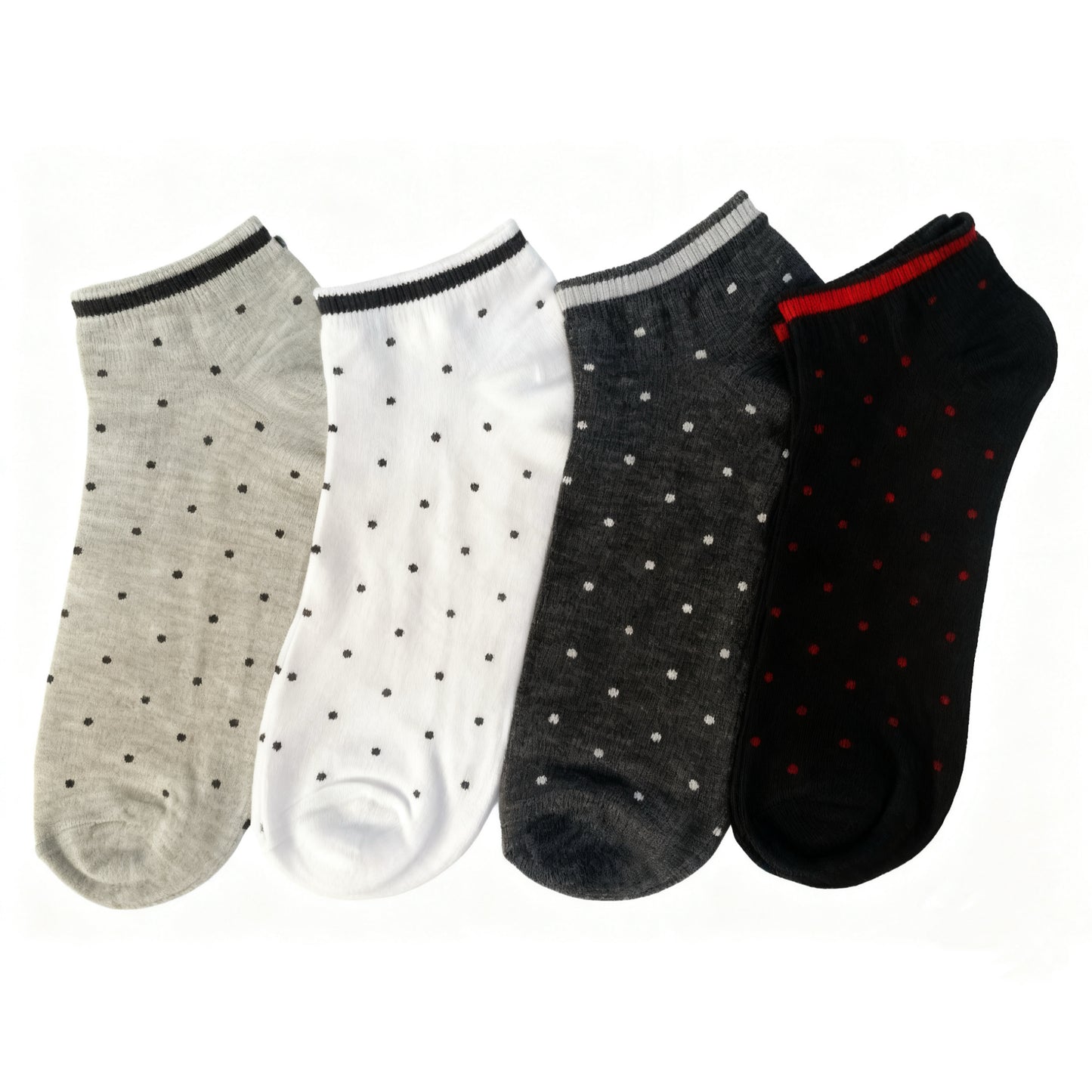 Women's Low-Cut Dot Ankle Socks Yarn Elastic Cute Dot