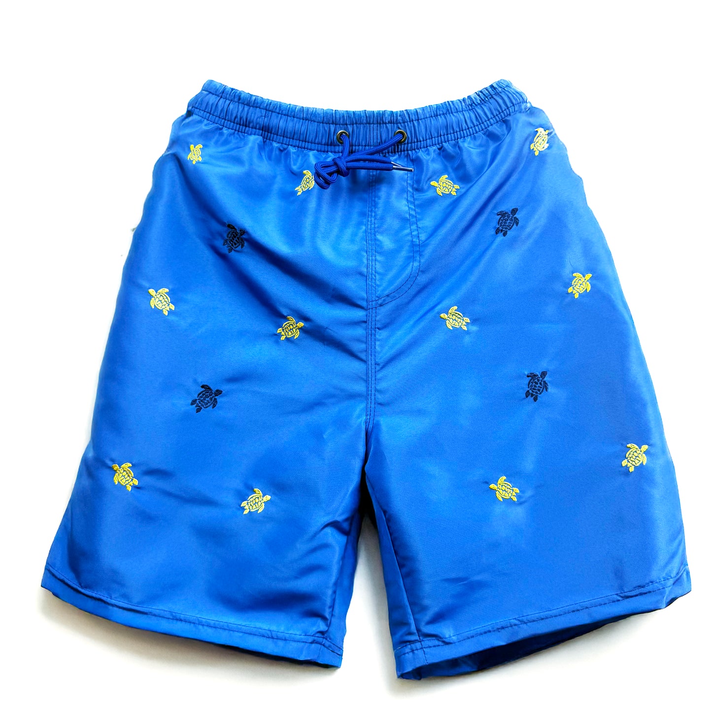 Texlina Men’s Peach Skin Embroidered Beach Shorts – TurtleTide™ SoftTouch Series