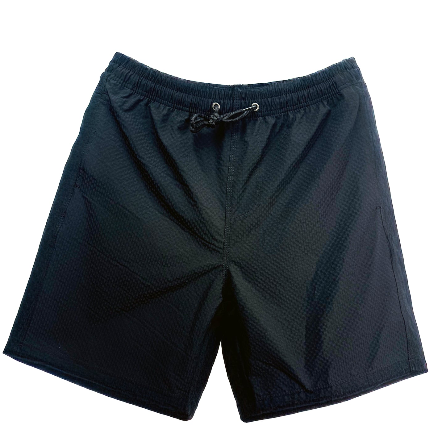 Texlina Men’s Foam-Printed Solid Color Beach Shorts – TreadTex™ Performance Comfort Series