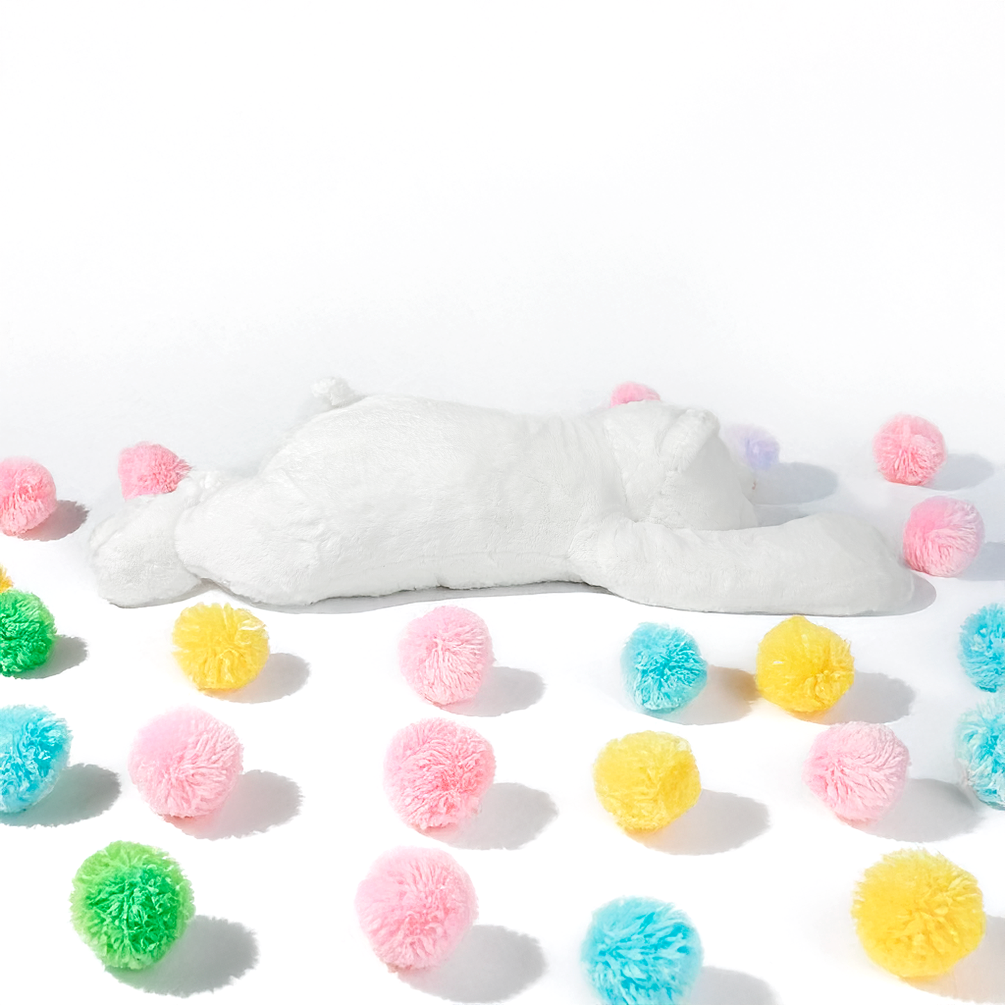 Fluffery Polar Bear Plush Toy, White (24" / 60 cm & 39" / 100 cm)