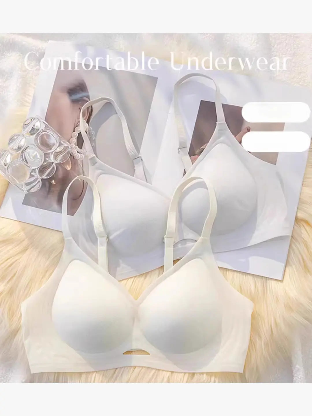 Texlina Women’s Seamless Lift Support Bra – CoreForm™ Everyday Comfort Series( 12 PCS/Pack)
