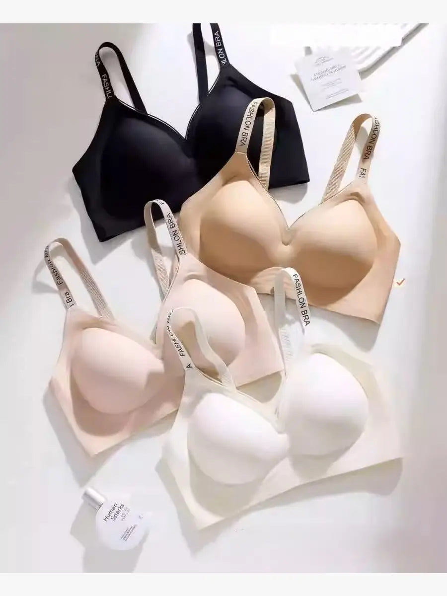 Texlina Women’s Seamless Lift Bra with Branded Straps – CurveEase™ Everyday Series (12 PCs/Pack)