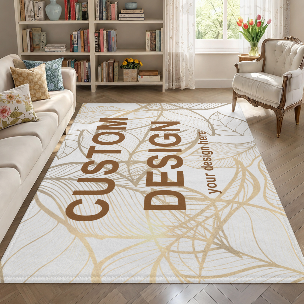 Luxury Soft Velvet Carpet Non-slip Wear-resistant Floor Rug for Home Decor