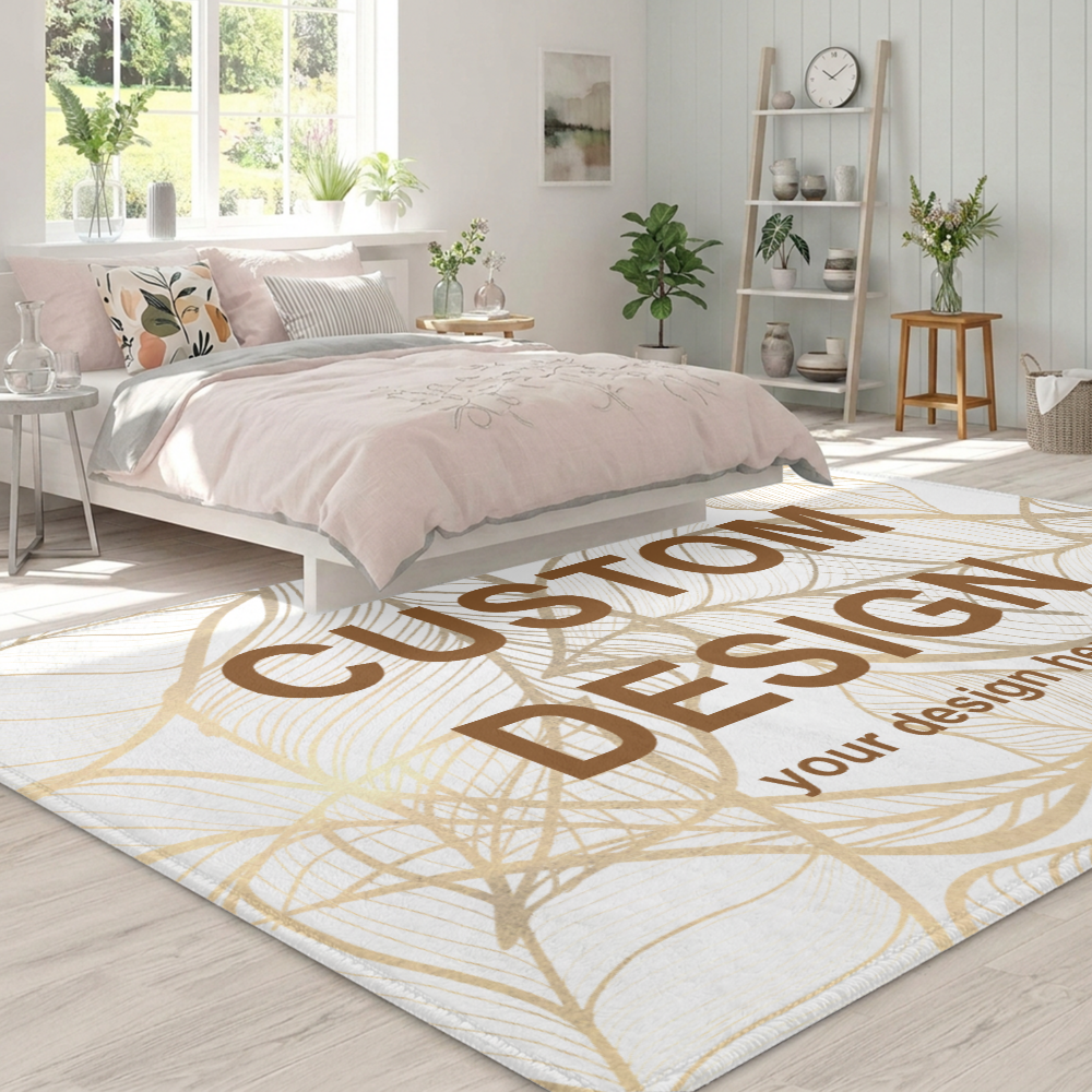 Luxury Soft Velvet Carpet Non-slip Wear-resistant Floor Rug for Home Decor