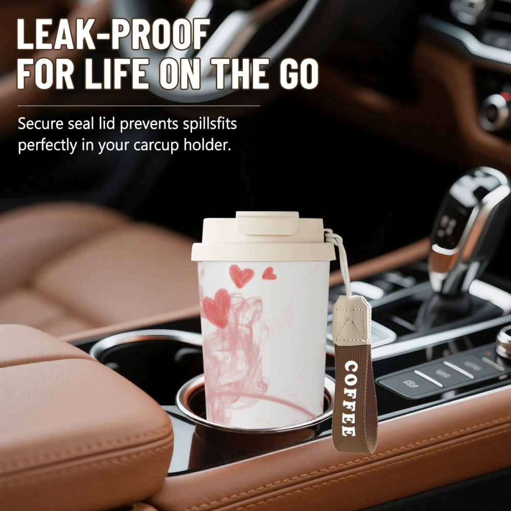 Custom 16oz Double Wall Stainless Steel Travel Tumbler BPA-Free PP Lid