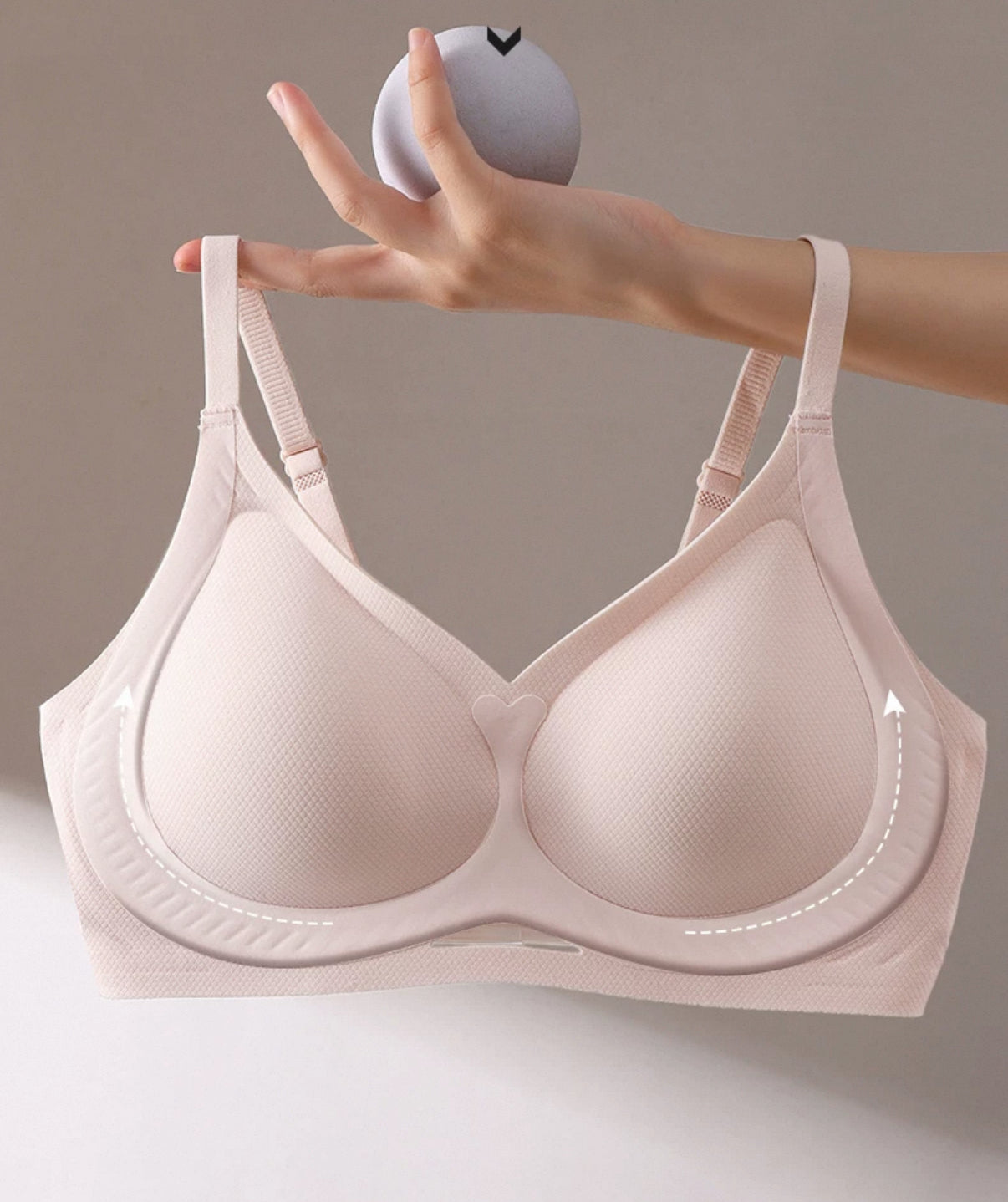 Texlina Women’s Seamless Lift Support Bra – CoreForm™ Everyday Comfort Series( 12 PCS/Pack)