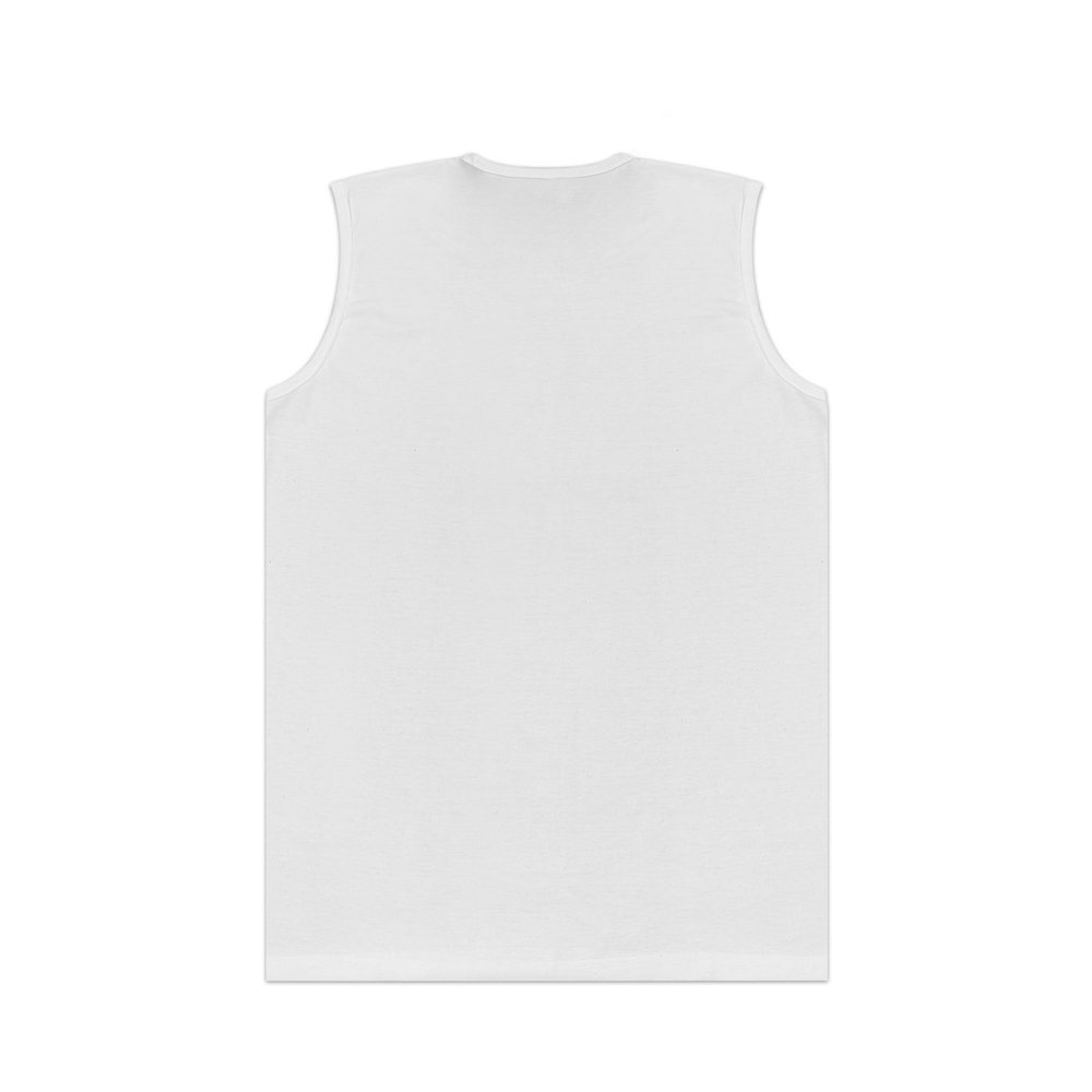Custom Print Men’s Cotton Personalized Sleeveless Vest