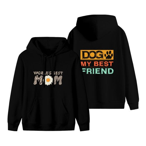 Women's Plus Size Graphic Hoodie - Custom Print, Personalized Pullover for Casual Wear