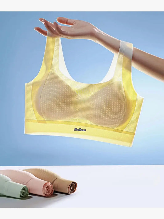 Texlina Women’s Ribbed Lift Wireless Bra – FlexSupport™ Sculpt Series (12 PCs/Pack)