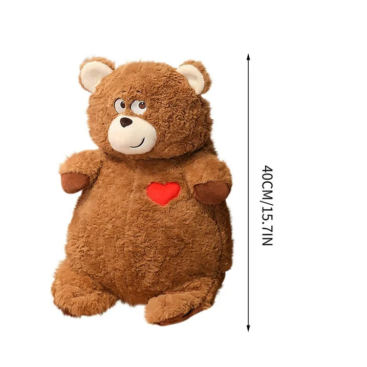 The LoveFlip 2-in-1 Reversible Heart Bear 16" Stuffed Animals Valentines Gift