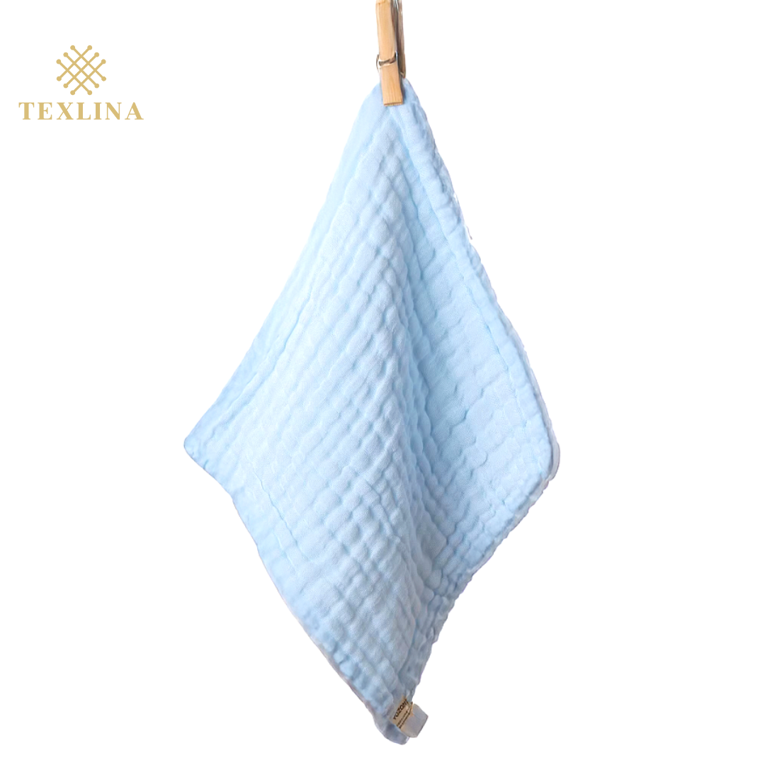 Texlina CloudSoft Cotton Gauze Washcloth - Blue