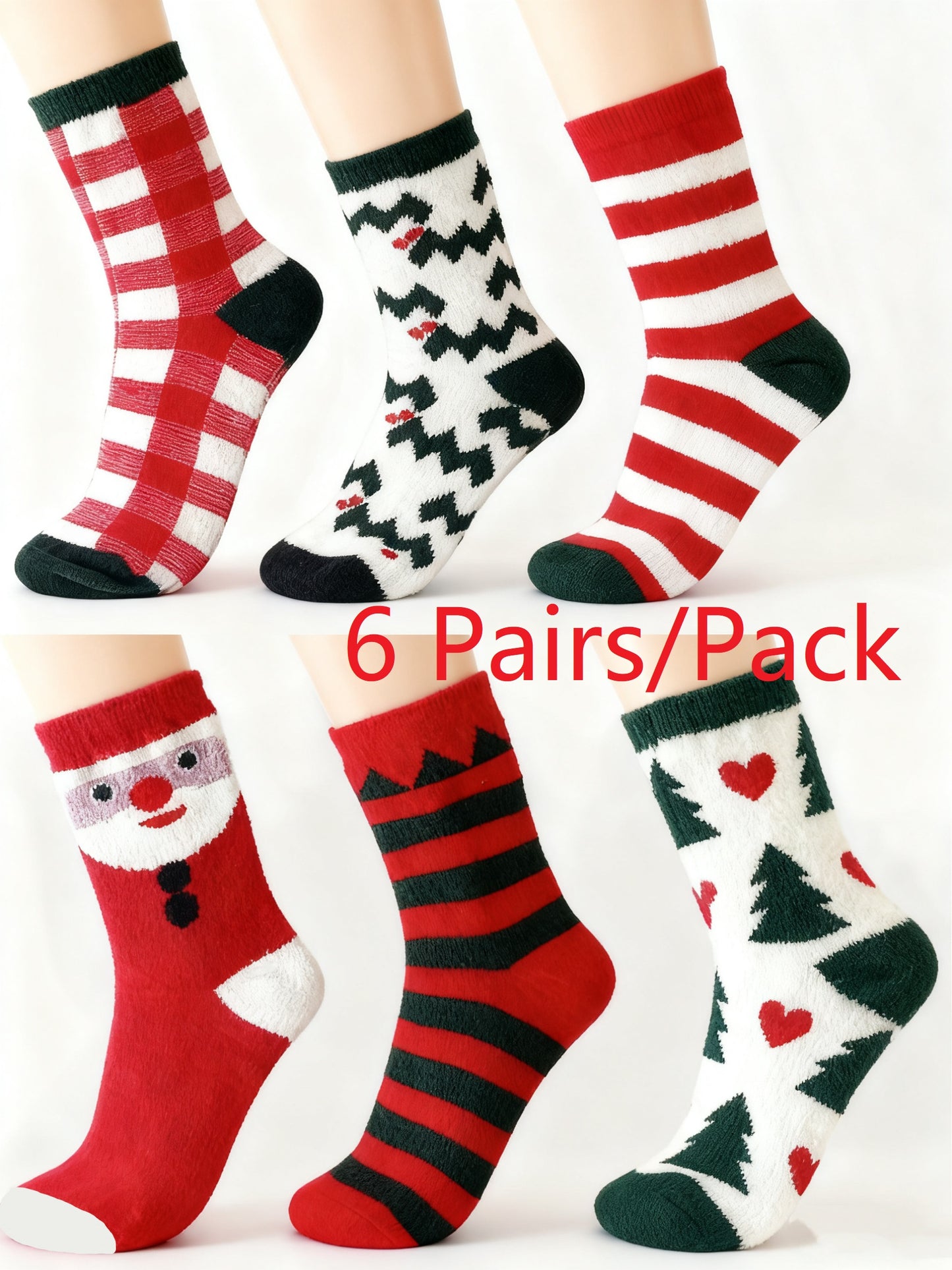 Chritsmas Gift Soft Wool Socks for Holiday & Daily Wear