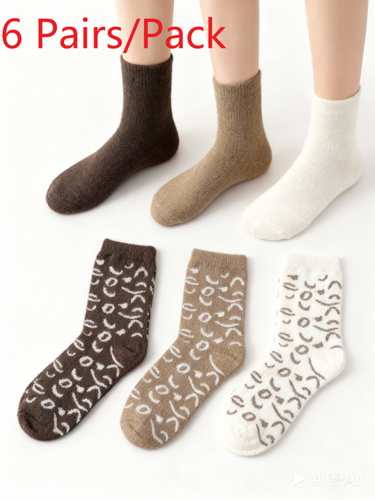 Chritsmas Gift Winter Flannel Socks Wool