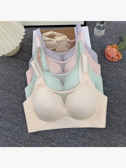 Texlina Women’s Seamless V-Cut Sports Bra – AeroFlex™ Sculpt Series (12 PCs/Pack)